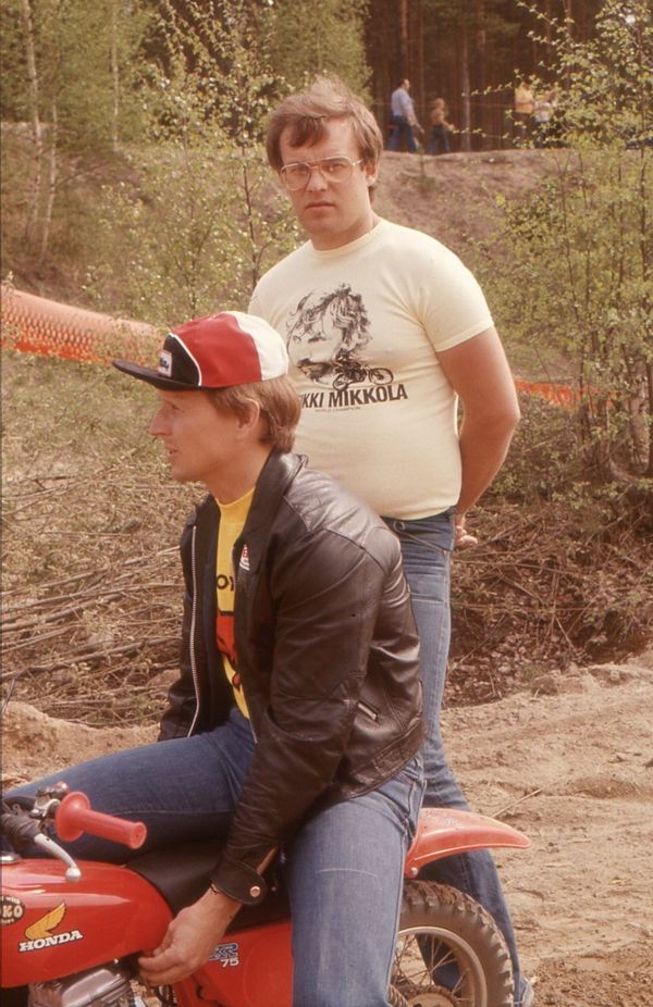 Juha Tirinen ja MP-Lehden Pekka Neste